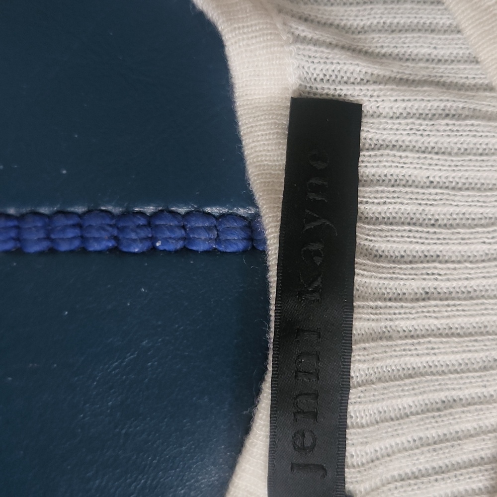 Jenni Kayne Cream Ribbed Knit Top - Picture 2 of 5